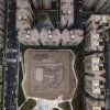 High-rise appartment blocks surround the Huaca Huantinamarca in San Miguel, Lima; photo: AP