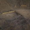 Kids playing soccer inside the archaeological complex of Puruchuco; photo: AP